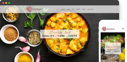 Delice De Lunch Mobile & Desktop Version